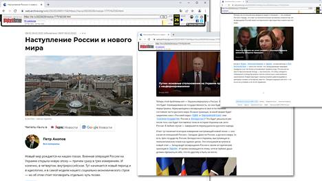Ria Novostin julkaisema Pjotr Akopovin artikkeli löytyy yhä internetin välimuistista. 