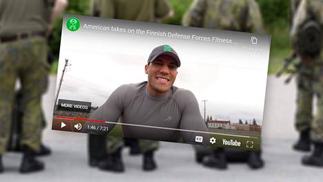 Suosittua armeija-aiheista Youtube-kanavaa pitävä Theo Boyrie päätti kokeilla Suomen armeijan kuntotestiä.
