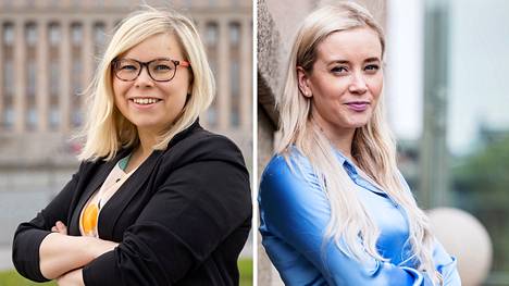Vihreiden jäsenet päättävät, nouseeko vihreiden puheenjohtajaksi Saara Hyrkkö vai Sofia Virta.