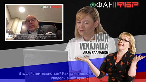 Ano Turtiainen vakuuttaa haastattelussa Mira Teradalle, että yhä useammat suomalaiset haluavat eroon Euroopan unionista ja parempiin suhteisiin Venäjän kanssa. 