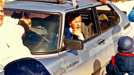 Matti Nykäsen Saab 900 turbo herätti huomiota Suomen teillä 1980-luvulla.