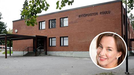 Kytöpuiston koulu Vantaan Havukoskella. Suomen Vanhempainliiton erityiskasvatuksen asiantuntija Sari Haapakangas.