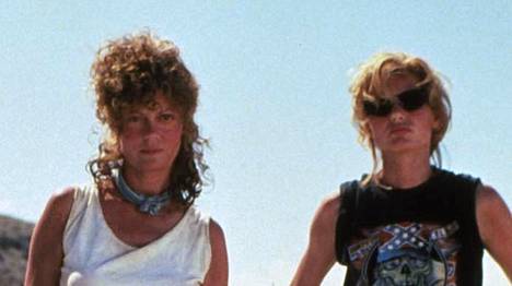 Original Film Title: THELMA & LOUISE. English Title: THELMA & LOUISE. Film  Director: RIDLEY SCOTT. Year: 1991. Credit: M.G.M/PATHE / Album Stock Photo  - Alamy