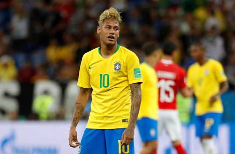 Brasilian ykköstähti Neymar ei onnistunut maalinteossa.