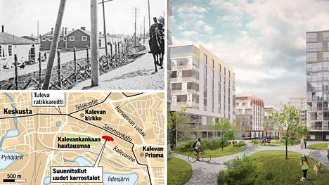 Tampere saa uuden asuinalueen huippupaikalle – entisen punavankileirin  viereen tulossa 13 kerrostaloa - Tampereen seutu - Ilta-Sanomat