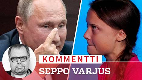 Vladimir Putin ojensi Greta Thunbergia.