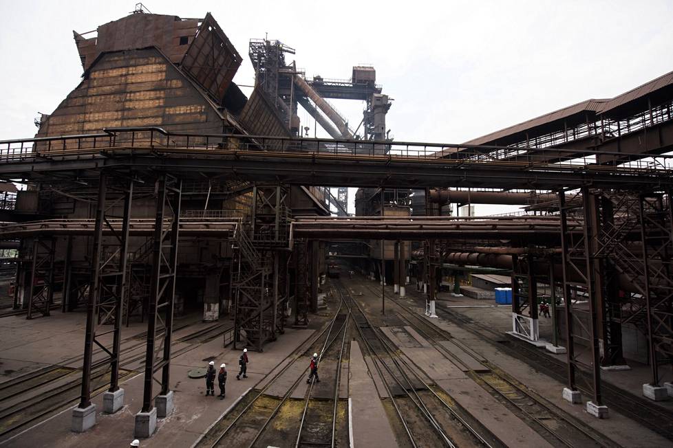 Tältä Azovstalin terästehdas näytti suuruuden päivinään kesällä 2017. Tehdas oli Ukrainan suurimpia metallurgian alan yhtiöitä. 