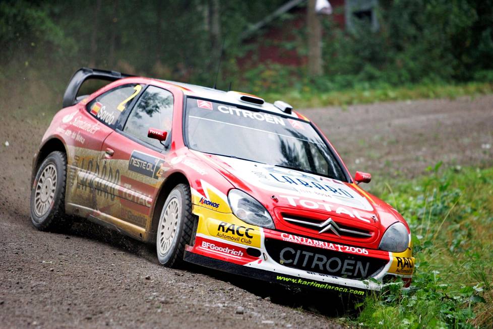 Daniel Sordo ajoi Citroën Xsaralla myös Suomen MM-rallissa 2006.