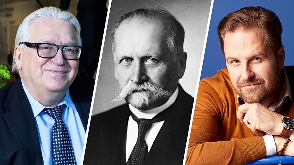 Tunnettuja Kyöstejä: liikemies Kyösti Kakkonen, presidentti Kyösti Kallio ja laulaja Kyösti Mäkimattila.
