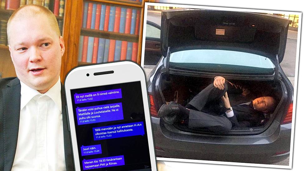 Samuli Virtanen julkaisi Facebook-tilillään kuvan itsestään auton takakontissa sen jälkeen kun hänen poistumisestaan Kesärannasta nousi kohu.