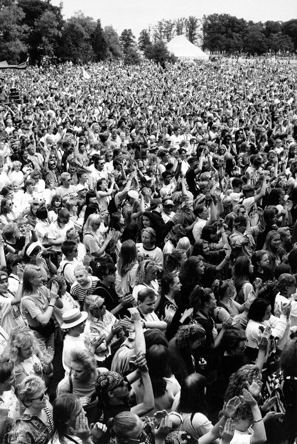 Nirvanaa oli Ruisrockissa katsomassa 25?000 ihmistä.