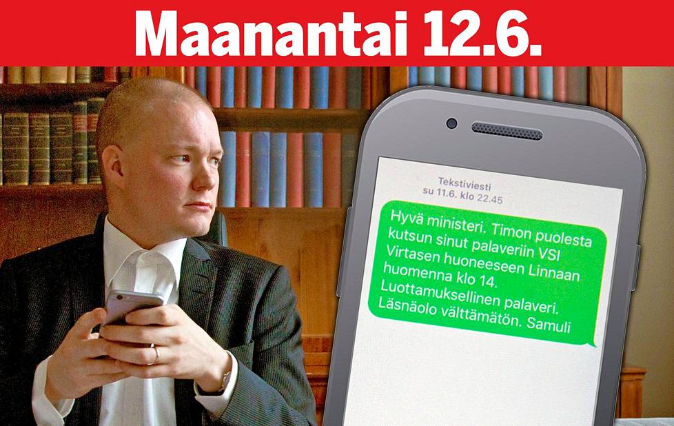 Samuli Virtanen kutsui PS:n irtaantuvat ministerit kriisipalaveriin.
