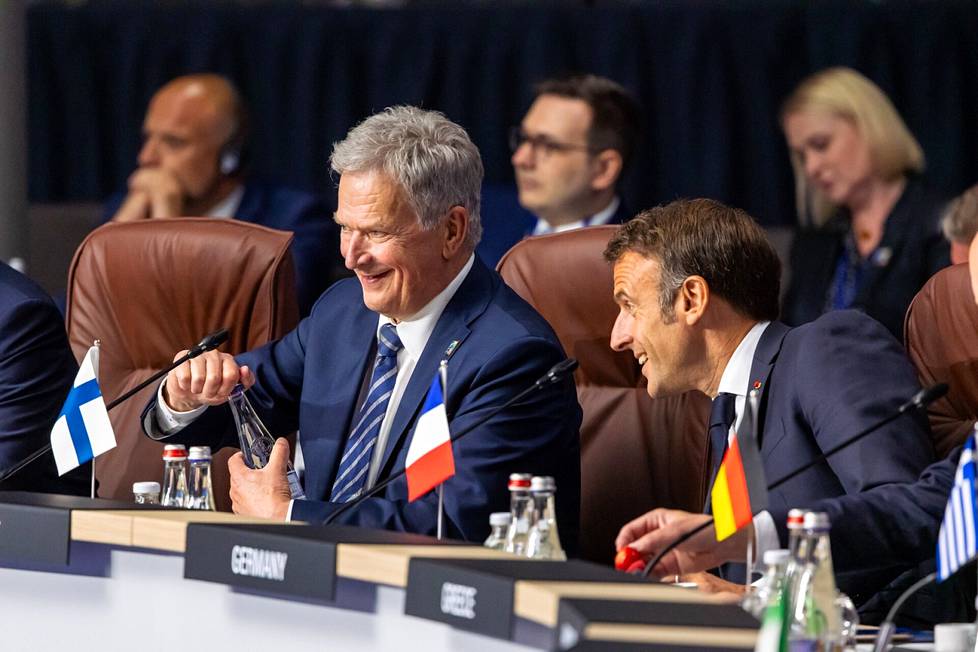 Presidentti Niinistö Naton huippukokouksessa Vilnassa.