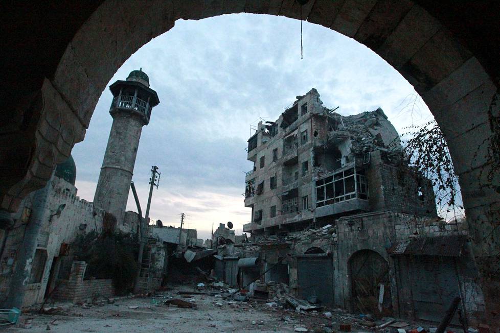 Kuva Aleppon vanhastakaupungista on otettu kolmisen viikkoa ennen Abu Anas al-Finlandin kuolemaa.