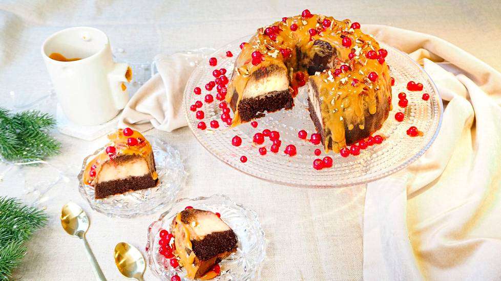 Flan cake eli paahtovanukaskakku tunnetaan perinteisenä latinalaisena joulunajan jälkiruokana.