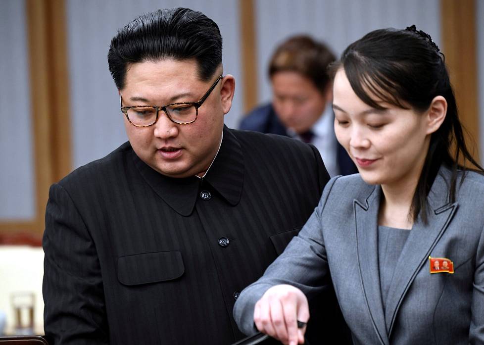 Kim Jong-un ja Yo-jong 2018. 