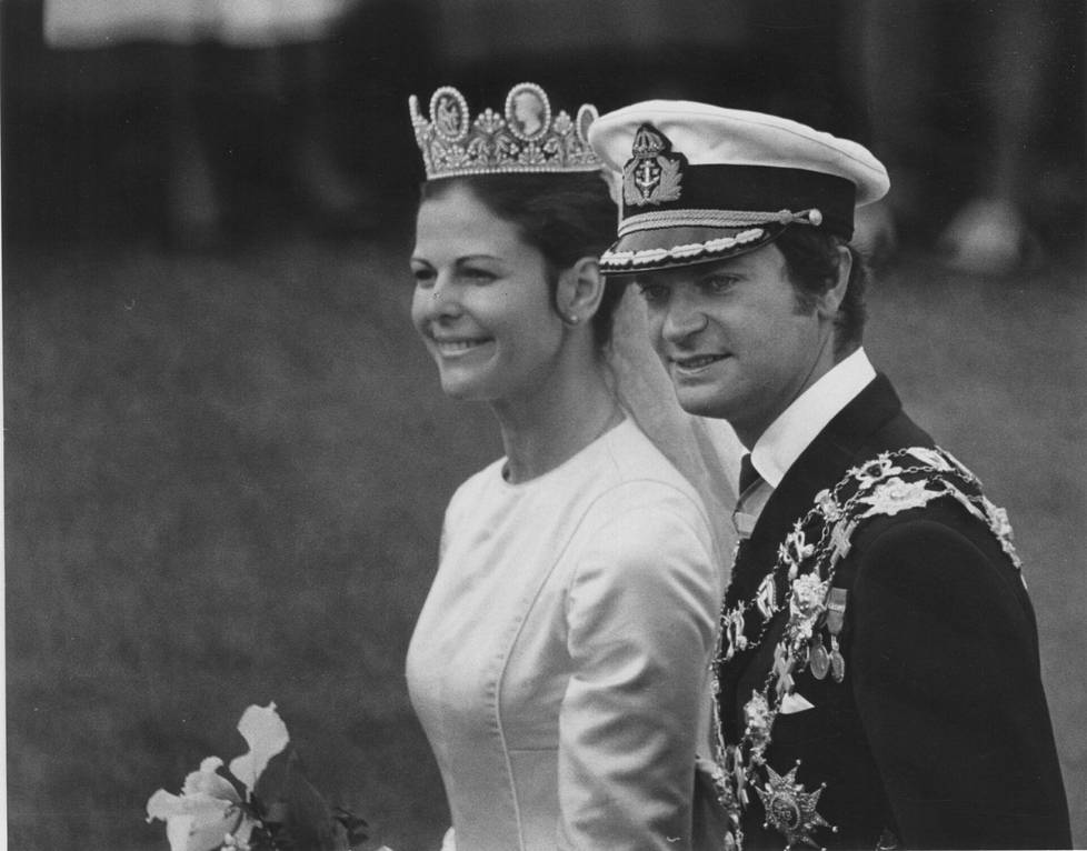 Kaarle Kustaa ja Silvia menivät naimisiin vuonna 1976.