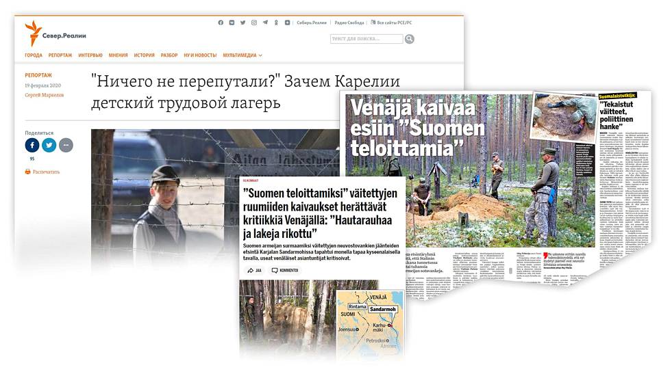 Markelov tehnyt juttuja useisiin venäläislehtiin ja hänen kuviaan Sandarmohin joukkohaudoilta Karjalasta on julkaistu myös Ilta-Sanomissa.
