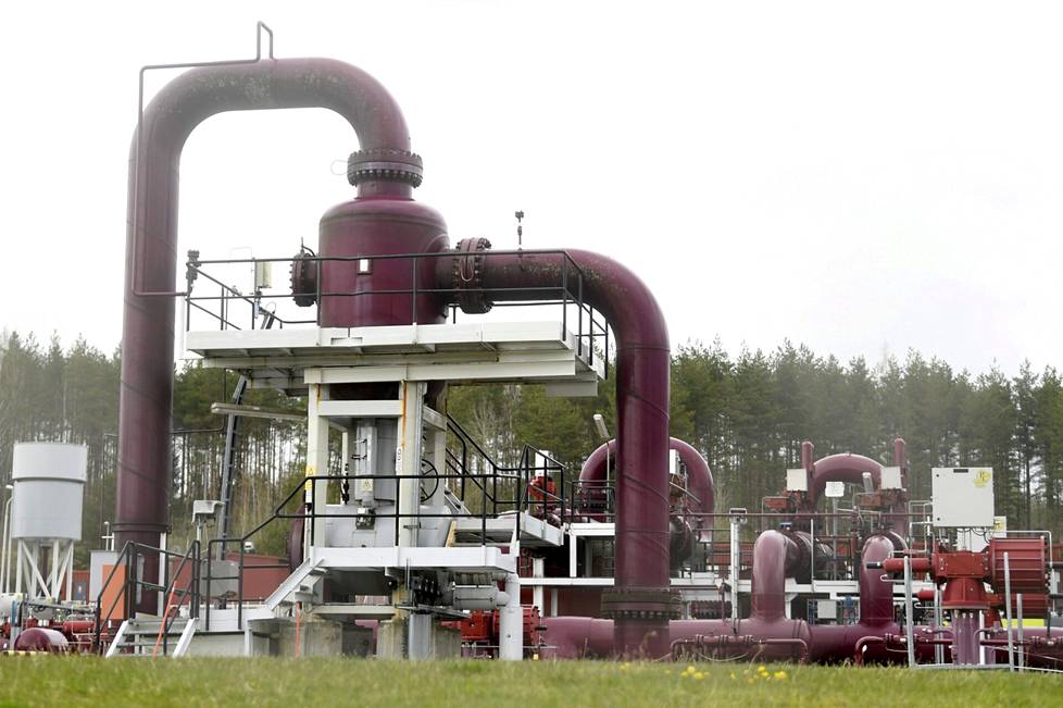 21. toukokuuta. Venäjä lopettaa maakaasun toimittamiseen Suomeen. Siirtoverkkoyhtiö Gasgridin kaasuasema Imatran Räikkölässä 12. toukokuuta 2022. 