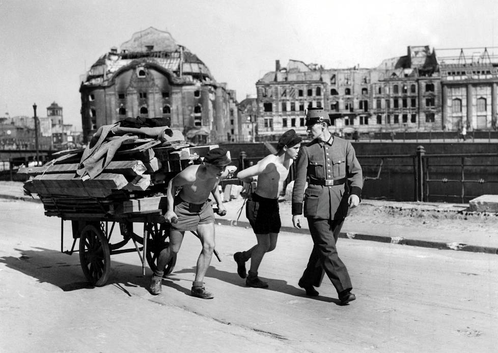 Kuva Berliinistä vuodelta 1945.