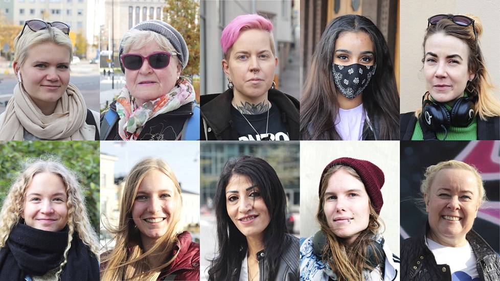 Pysäytimme Helsingissä 25 kulkijaa ja kysyimme heidän ajatuksiaan meikkaamisesta. Kuvissa osa heistä.