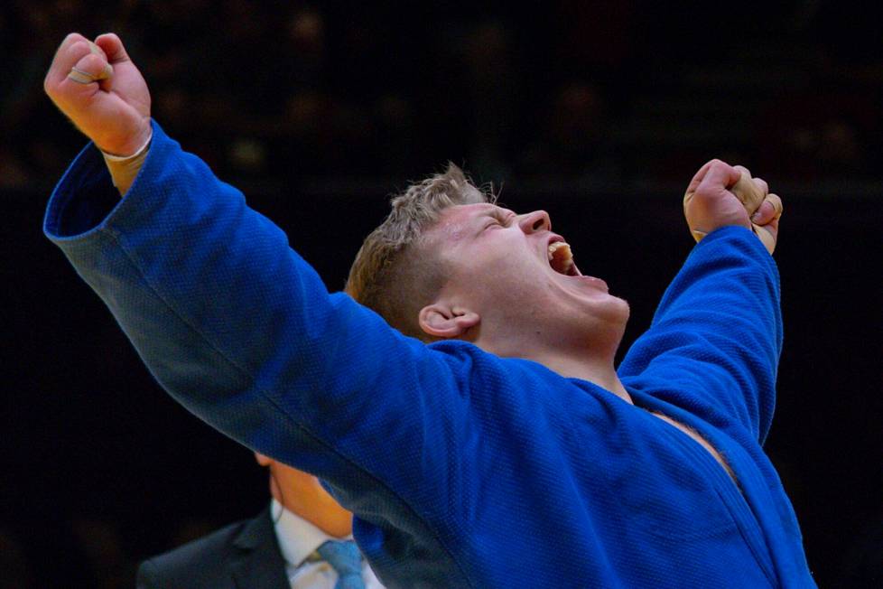 Martti Puumalainen voitti judon superraskaassa sarjassa Masters-suurturnauksen Budapestissä elokuun alussa.