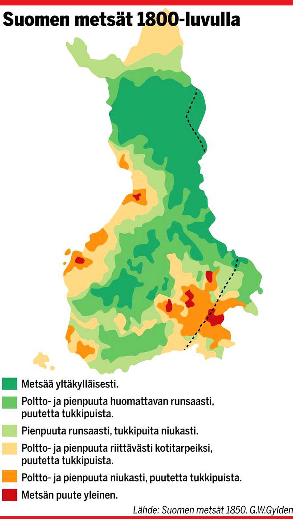 Suomen metsien häviäminen on huolestuttanut 1600-luvulta asti – ennen  pelättiin höyrysahoja, nyt ylisuuria hakkuita - Taloussanomat - Ilta-Sanomat