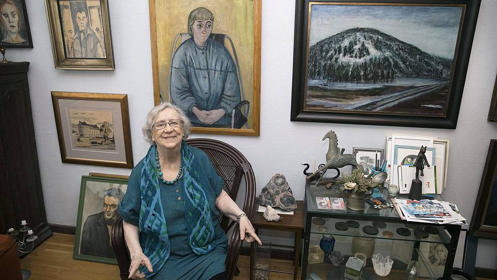 Joulukuun 14. päivä 96 vuotta täyttävä Kirsi Kunnas on aina elänyt taiteen ympäröimänä.