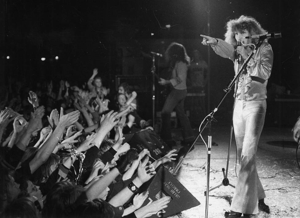 Uriah Heep herätti hysteriaa Helsingissä vuonna 1974. Easy Livin` ja Lady In Black olivat aikakauden jättihittejä.