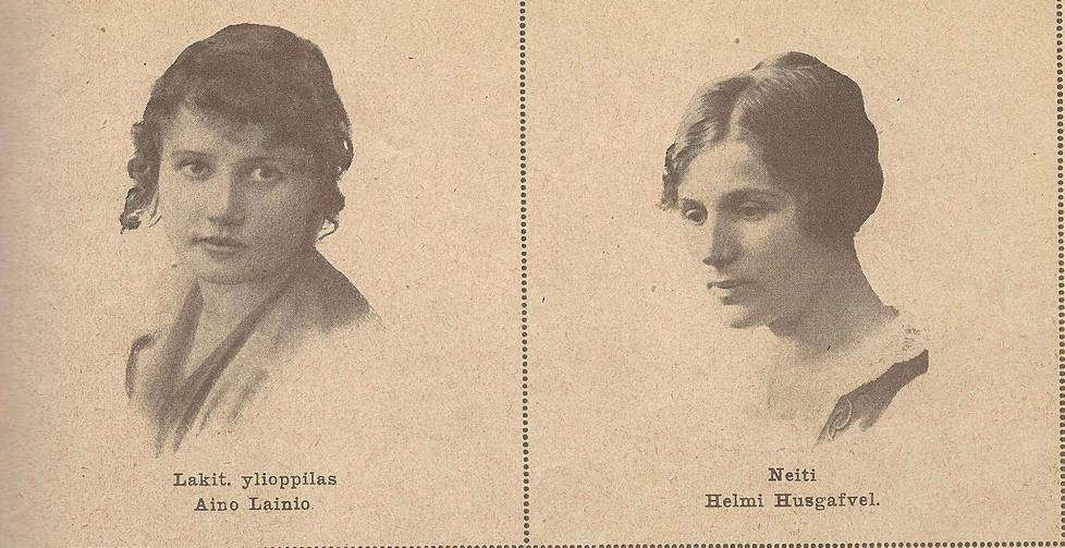 Suomen Kuvalehti kertoi Aino Lainion ja Helmi Husgafvelin kohtalosta 1918.