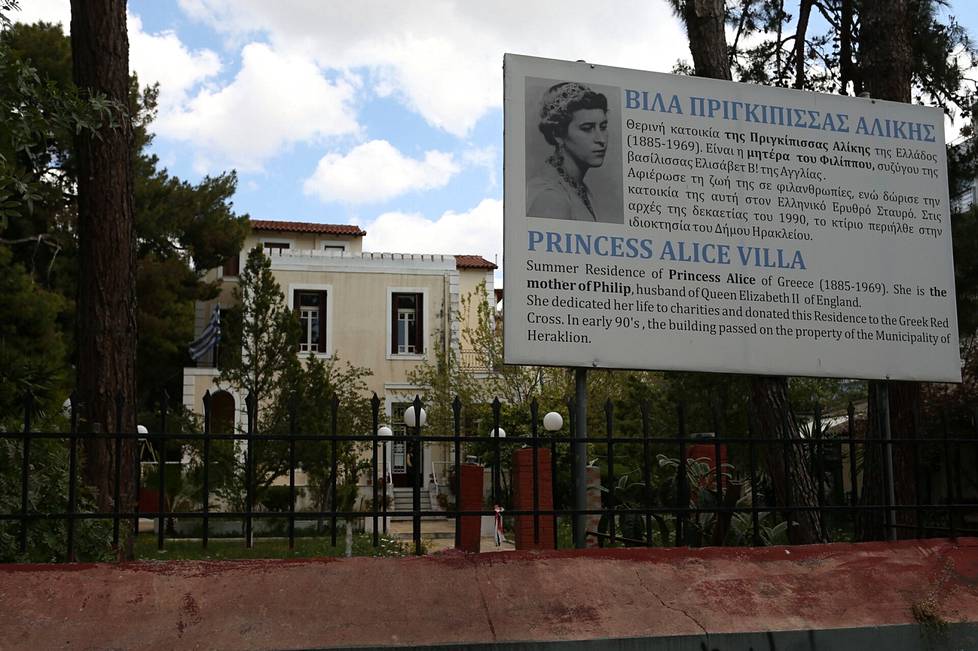 Prinsessa Alicen kesäasunto Kreikassa.