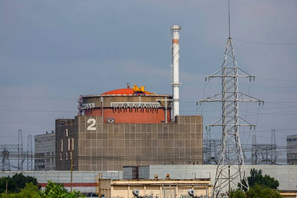 Zaporizzjan ydinvoimala kesäkuussa 2023.