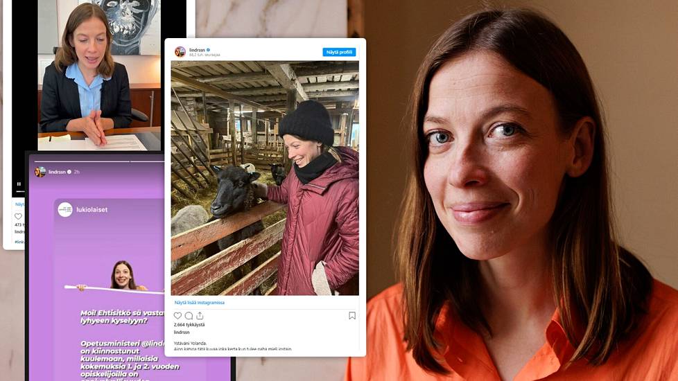 Vasemmistoliiton Li Andersson on Sanna Marinin jälkeen Instagramin suosituin puoluejohtaja.
