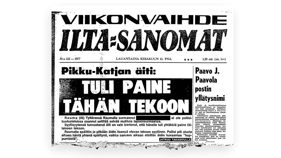 Ilta-Sanomat 11. kesäkuuta 1977.