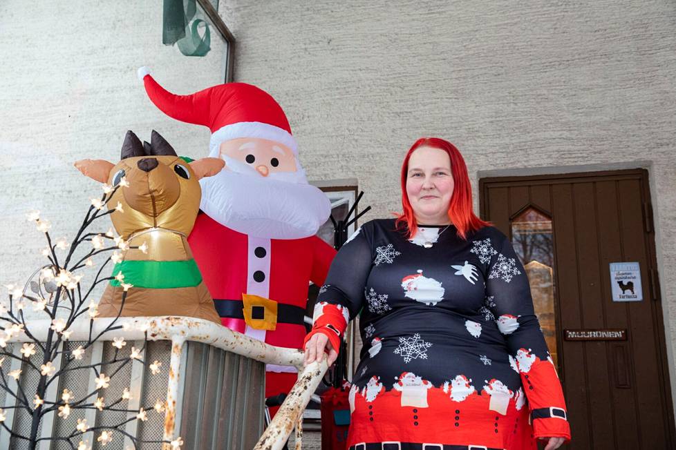 Niina Muuronen tunnustautuu jouluhulluksi. 