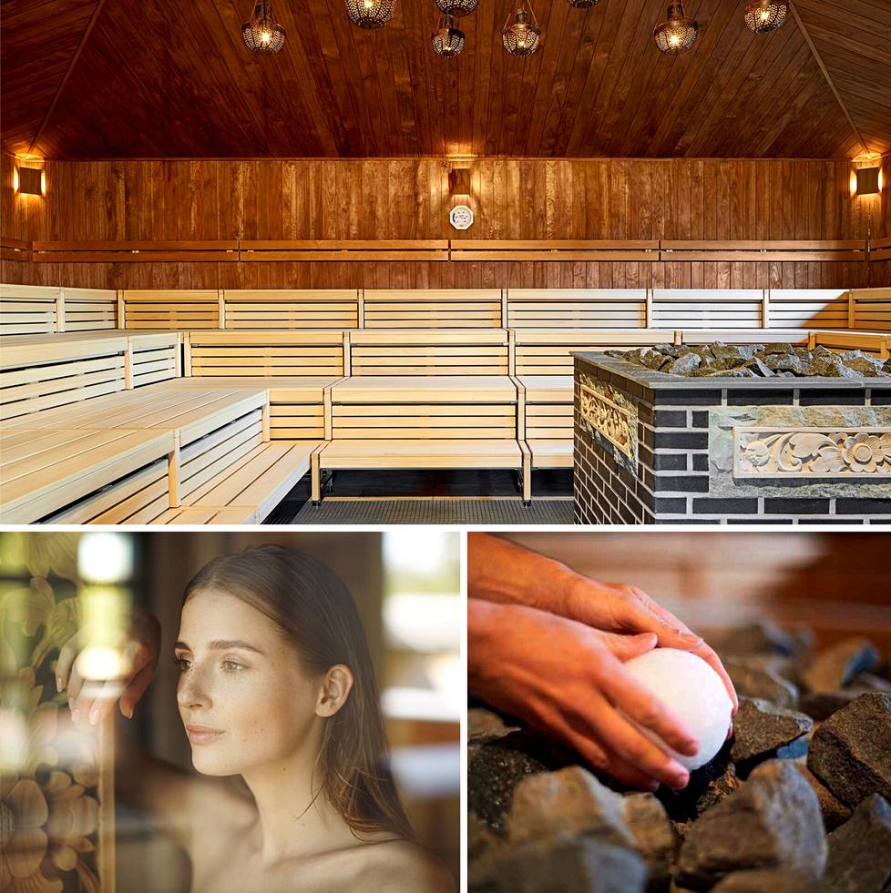 Vabali Spassa on kymmenen eri saunaa. Kaikissa saunoissa ollaan alasti, mutta laudeliinan käyttö kuuluu hyvään saunaetikettiin.