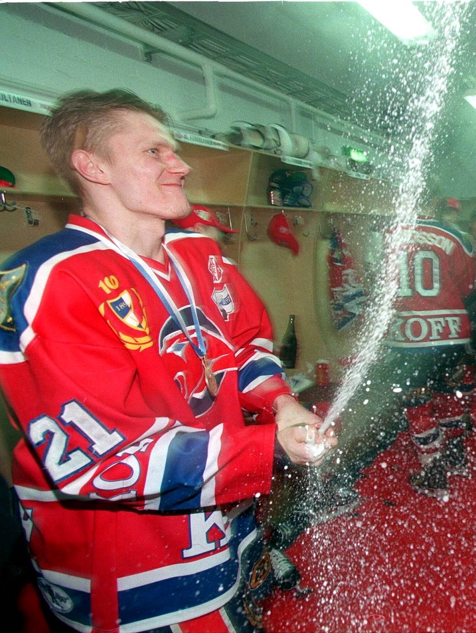 HIFK:n mestaruusjuhlissa 1998.