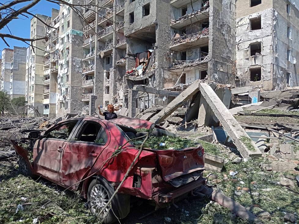 Venäjän ohjusiskut ovat osuneet Odessassa useisiin tavallisiin asuintaloihin.