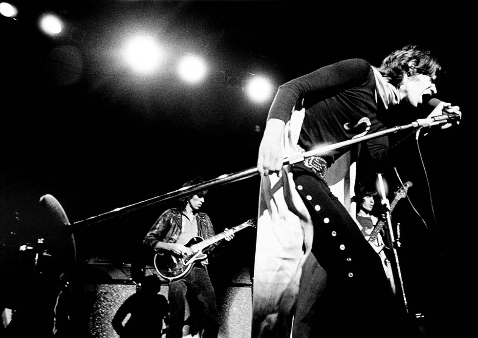 Rolling Stones esiintymässä New Yorkin Madison Square Gardenissa marraskuussa 1969.
