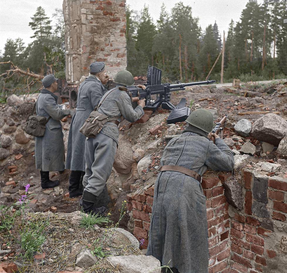 SA-kuva värikuvat jatkosota talvisota kuvien värittäminen - Kotimaa -  Ilta-Sanomat