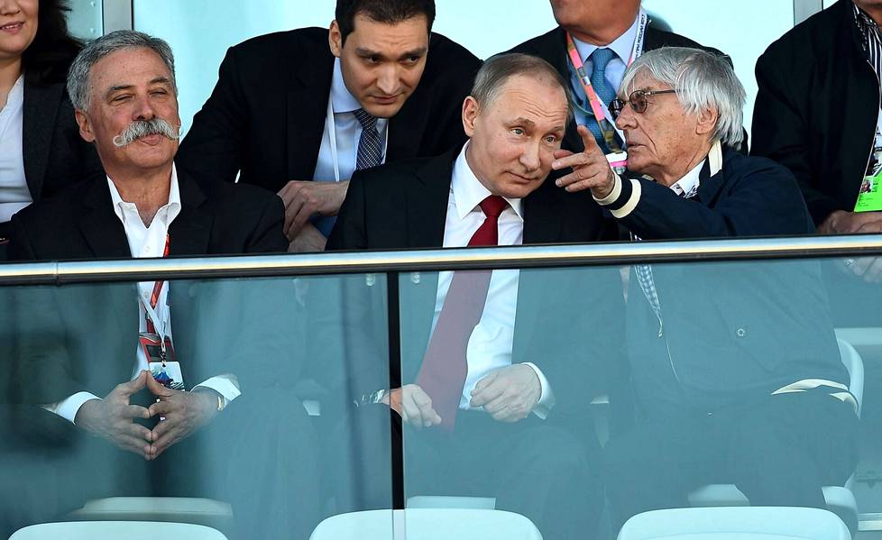 Ecclestone on luonnehtinut Putinia ”hyväksi tyypiksi”.