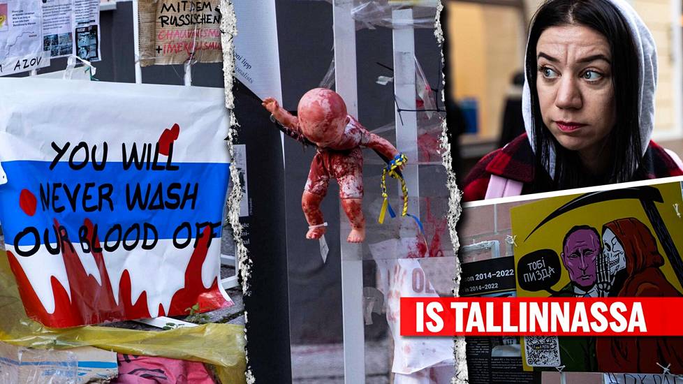 Venäjän suurlähetystön edusta Tallinnassa saa kiovalaisen Katya Tarasovan hiljaiseksi. Edusta on täyttynyt verisistä nukeista ja kylteistä, jotka muistuttavat Venäjän tekemistä sotarikoksista.