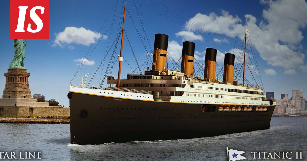 Titanic-kopio pääsee vesille vuonna 2022 – kulkee alkuperäisen reitin  Southamptonista New Yorkiin - Ulkomaat - Ilta-Sanomat