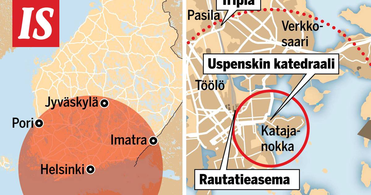 Yksi kuva paljastaa Beirutin räjähdyksen mittakaavan: Näin laajalle tuho  olisi levinnyt Helsingissä - Ulkomaat - Ilta-Sanomat