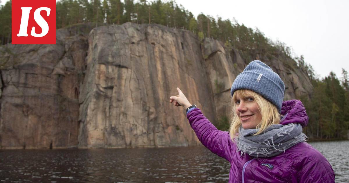 Video: Tamperelainen Liisa, 38, kiipeää 40 metriä pystysuoraa kalliota ylös  suoraan veden päällä – seuraava tavoite ”Helvetinhuippu” - Kotimaa -  Ilta-Sanomat