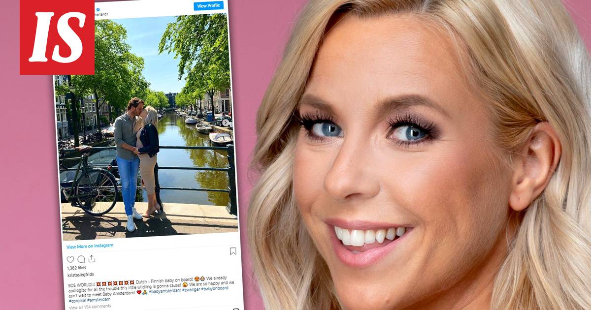 Krista Siegfrids on raskaana – kertoo ilouutisen somessa:  ”Hollantilais-suomalainen vauva on jo matkalla” - Viihde - Ilta-Sanomat