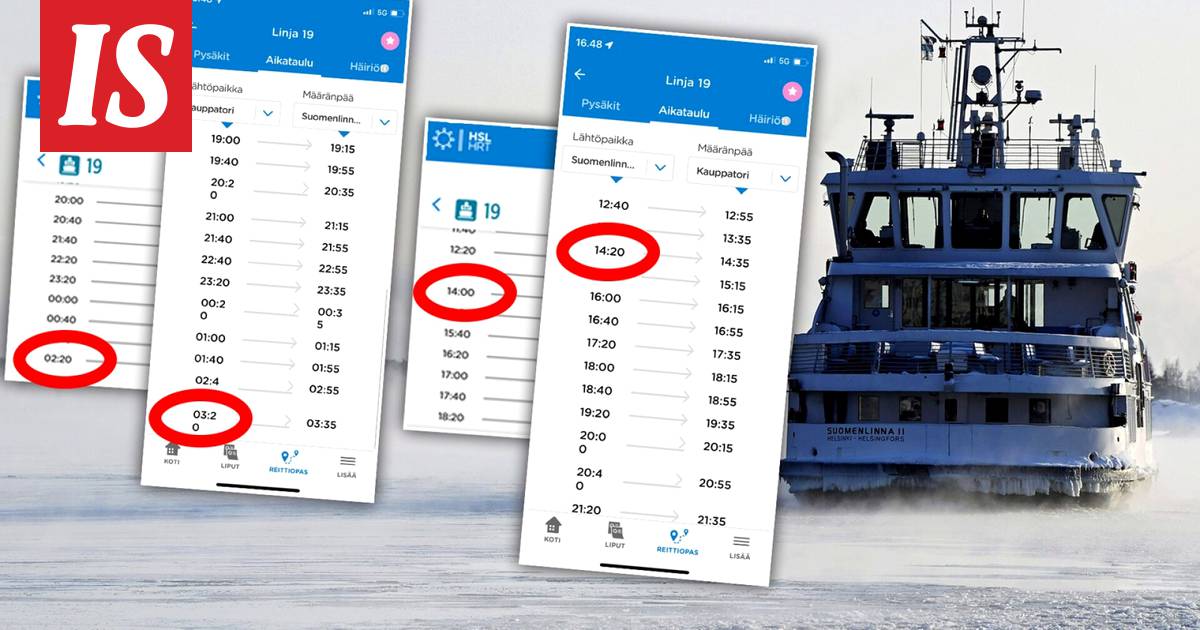 Kesäaika sekoitti HSL-sovelluksen aikataulut - Kotimaa - Ilta-Sanomat