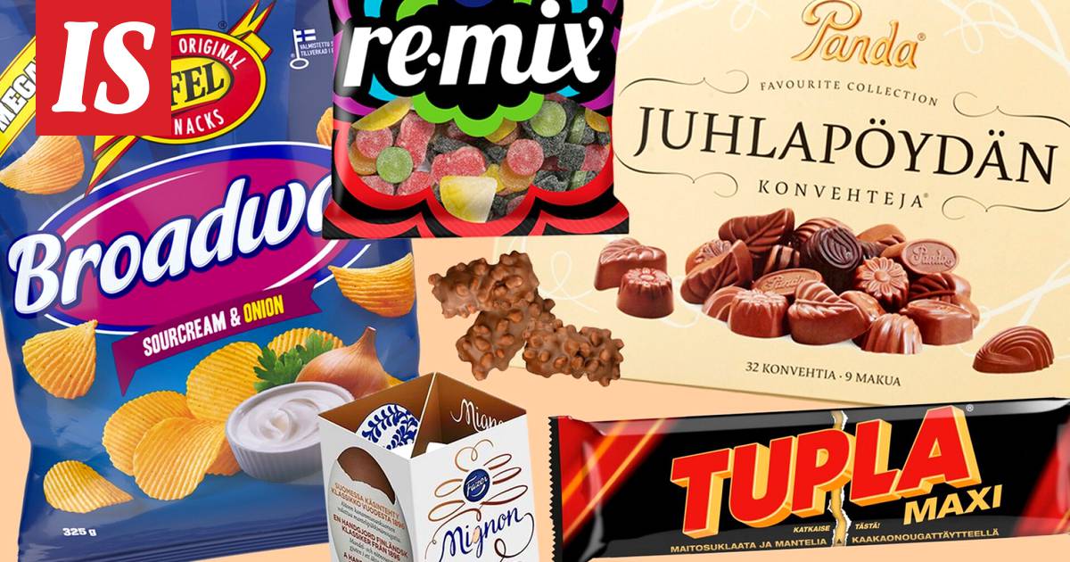 Parhaat sipsit, karkit ja suklaat 2022: suomalaiset äänestivät suosikkejaan  - Ajankohtaista - Ilta-Sanomat