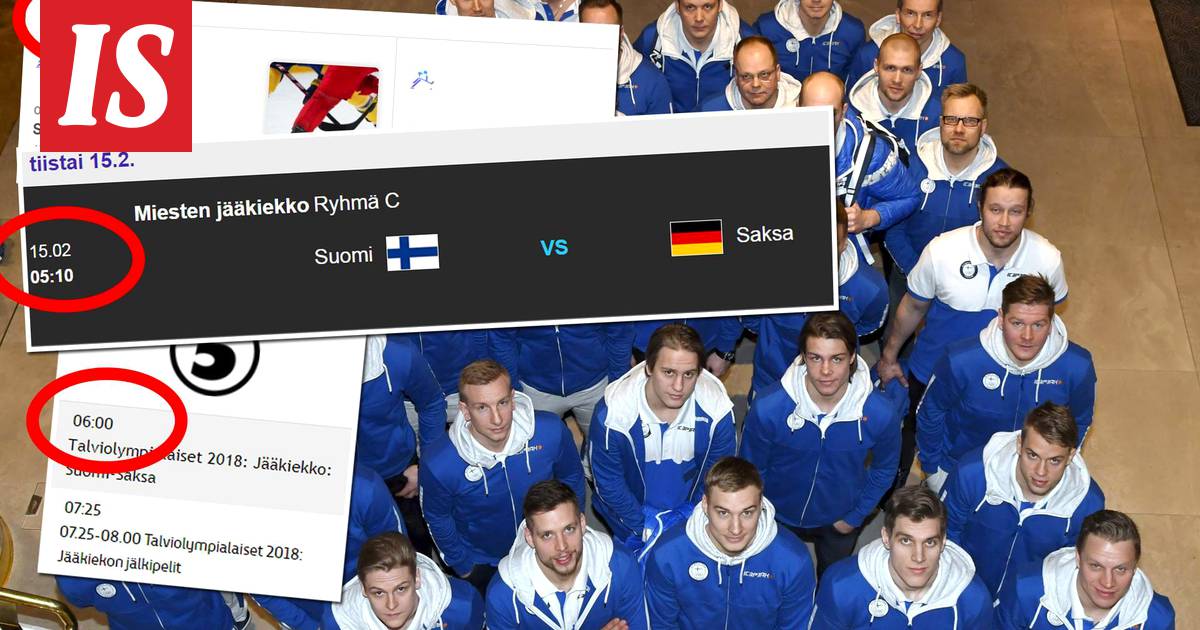 Miten näkee Leijonien pelin Suomi-Saksa olympialaiset Pyeongchang -  Jääkiekko - Ilta-Sanomat