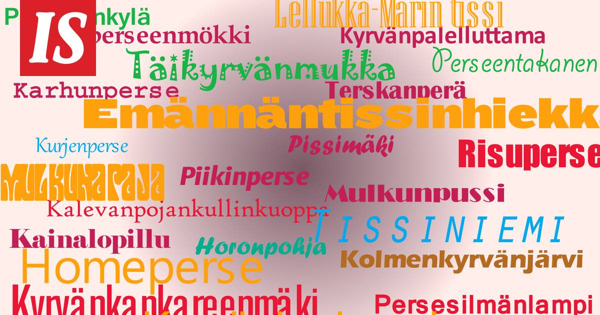 Revonlahti on nimistöltään Suomen tuhmin paikka – katso oman paikkakuntasi  härskiys! - Kotimaa - Ilta-Sanomat